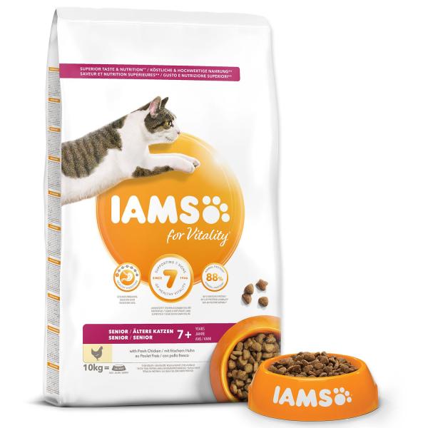 IAMS Cat Senior Chicken 10kg (obrázek 4)