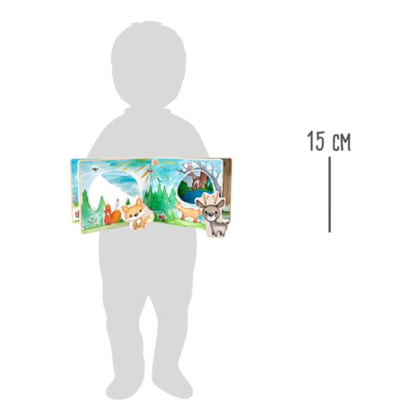 Small Foot Dřevěná obrázková knížka interaktivní hra (obrázek 4)