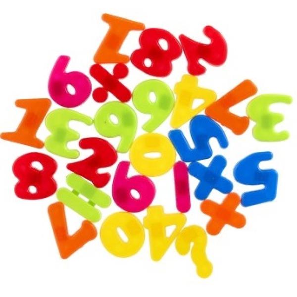Magnetické číslice 4cm cca 27ks