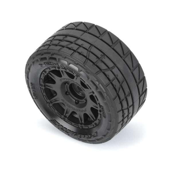 Pro-Line kolo s pneu 1:18 Menace Street H12mm, disk černý (4): Granite GROM (obrázek 3)