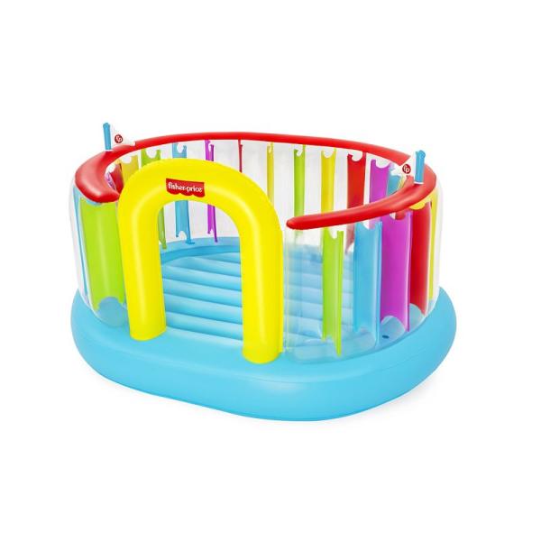 Bestway Nafukovací hrací centrum Fisher-Price Bouncetopia, 2,26 x 1,75 x 1,38m