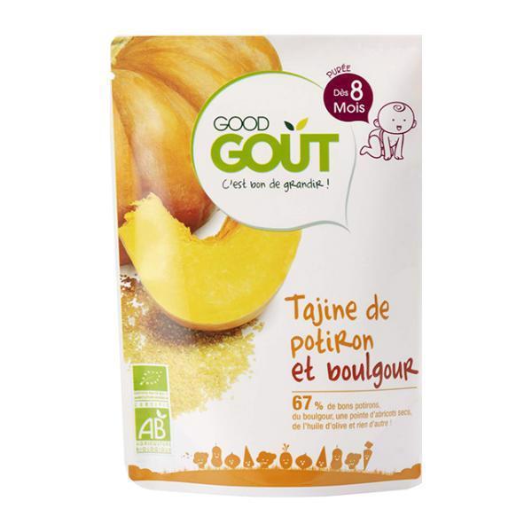 Příkrm zeleninový BIO Dýňový tažín s bulgurem 190g Good Gout