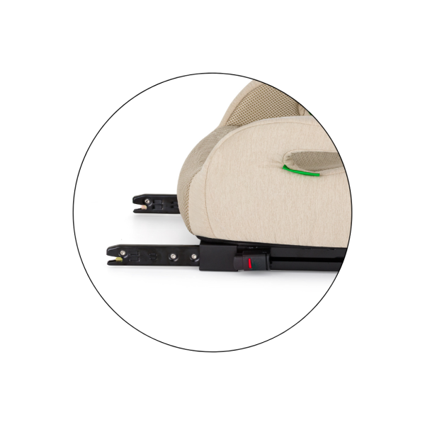 PETITE&MARS Podsedák Optimus Pro i-Size Air Sage Beige 125 - 150 cm (22-36 kg) (obrázek 11)