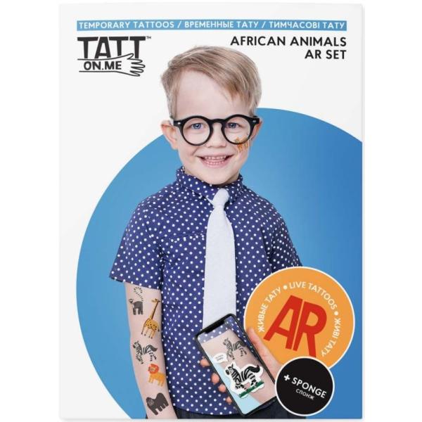 TATTonMe Živé tetovačky pro děti Africká zvířata