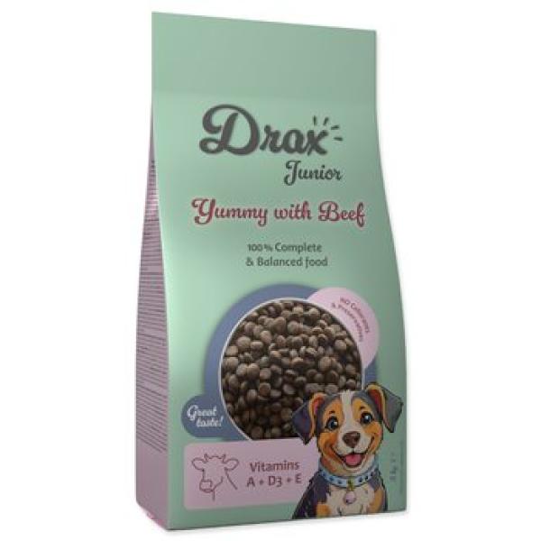 Krmivo Drax Junior s hovězím masem 3kg (obrázek 4)