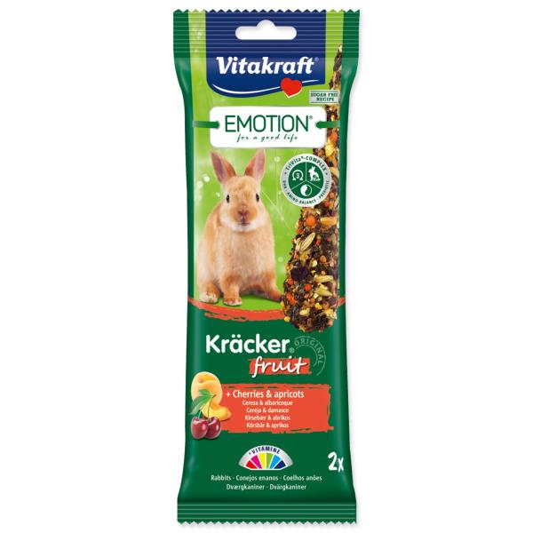 Vitakraft Emotion Kracker barrette di coniglio, con frutta 2 pz