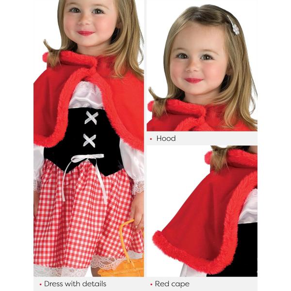 Červená čepička dětský kostým velikost (98-104cm)