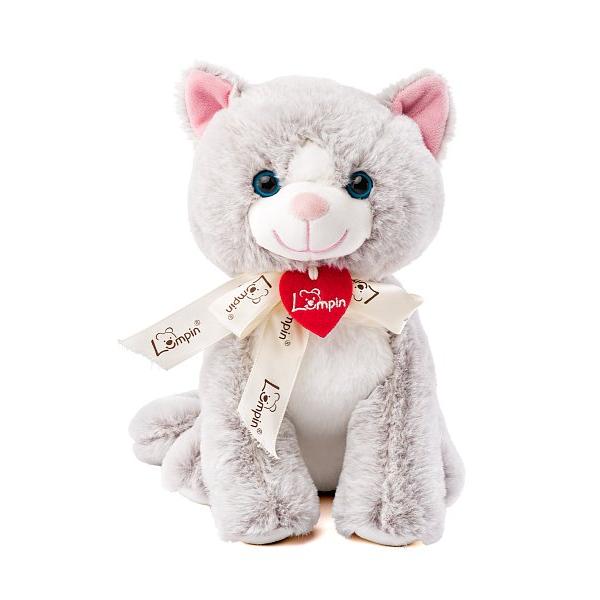 Lumpin Kočka Jacqueline světle šedá, 25cm