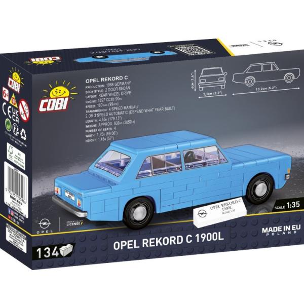 Cobi Opel Rekord C 1900L, 1:35, 130k