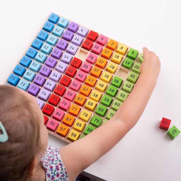 Bigjigs Toys Dřevěný zásobník na čísla (obrázek 5)