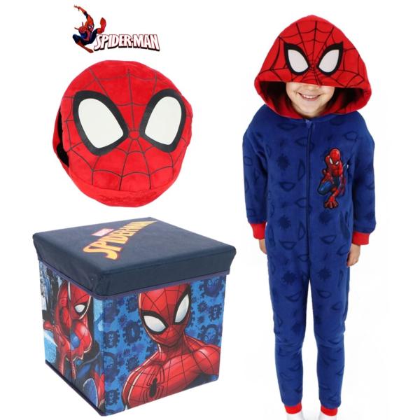 Cozy Noxxiez HW775 Spiderman – hřejivý plyšový polštář 3 v 1