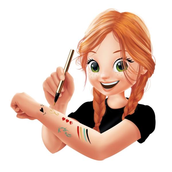 Kreativní sada – Tetovací pera – GOLD