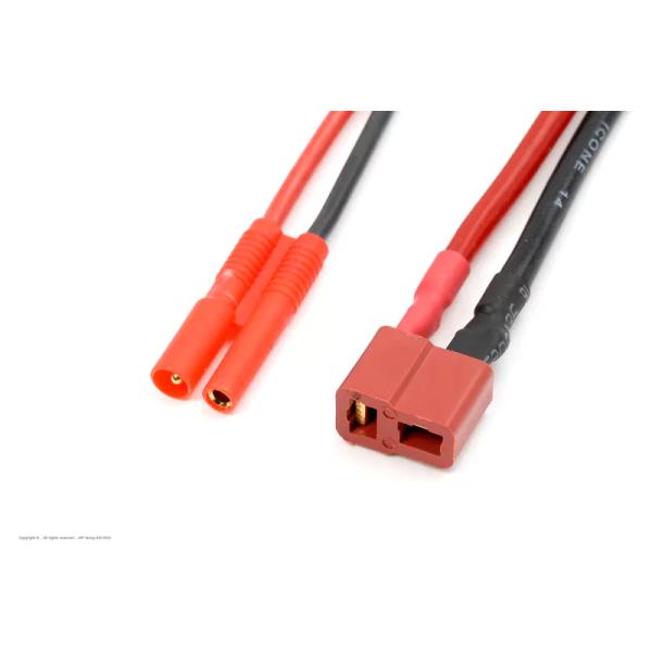 Konverzní kabel Deans přístroj – 2.0mm zlacený 20AWG