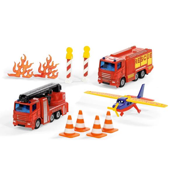 SIKU Super - set hasičská vozidla a příslušenství