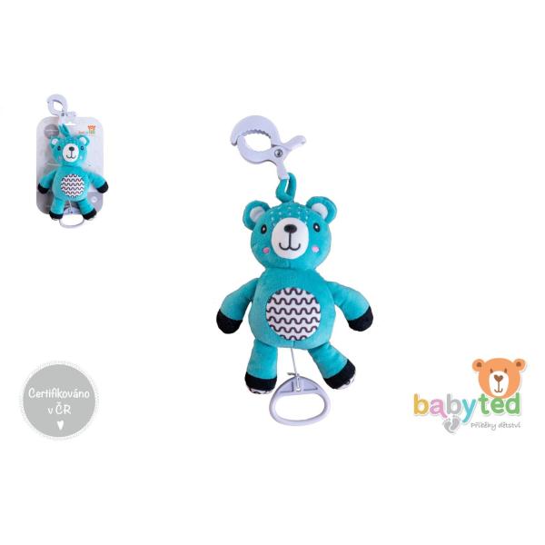 Medvídek babyted natahovací plyš 30cm závěs na postýlku/kočárek