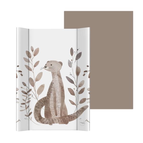 CEBA BABY Přebalovací podložka 2-hranná měkká (50×70) Basic Clever Otter
