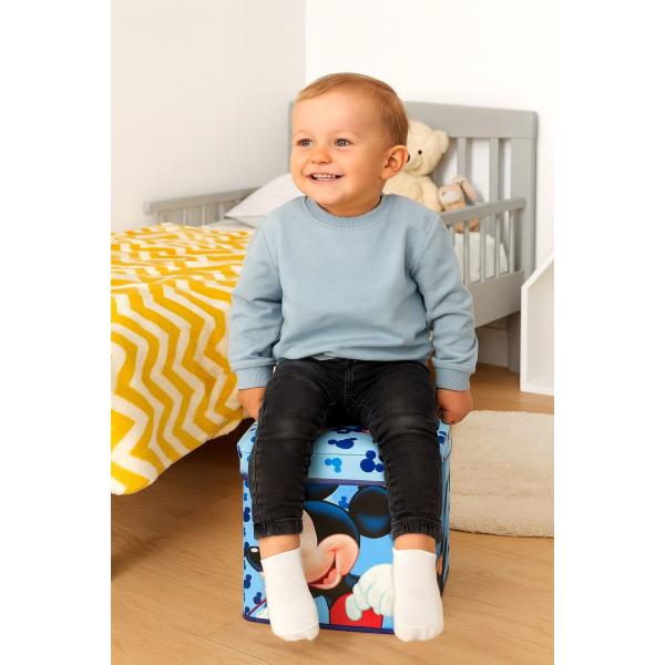 Cozy Noxxiez SB608 Mickey Mouse - úložný box a taburetka (obrázek 3)