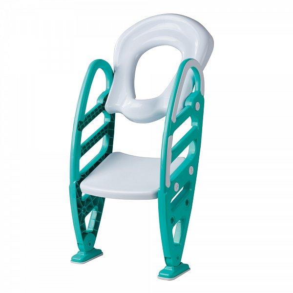 Dolu Schůdky se sedátkem k toaletě zelené