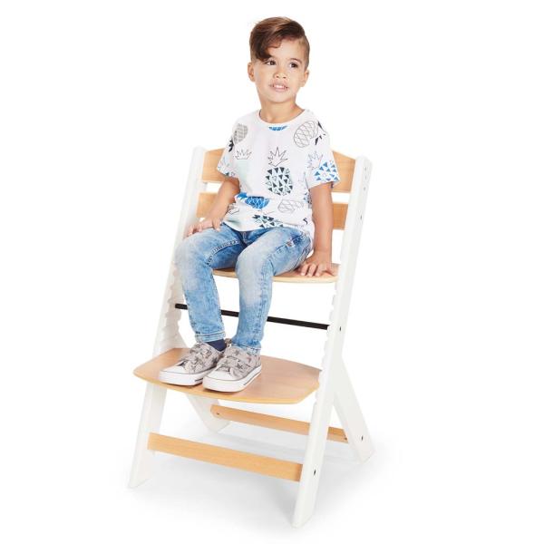 KINDERKRAFT Židle jídelní Enock s vložkou White (obrázek 7)