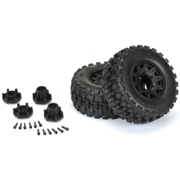 Pro-Line kolo 2.8", pneu Badlands MX28 Belted, disk Raid H12 černý (2) (obrázek 5)