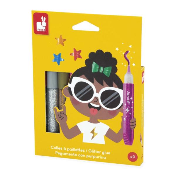 Janod Colorino Lepidlo s glitry 9 barev (obrázek 5)