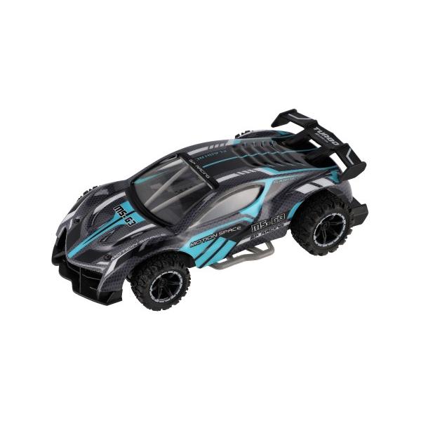 Auto RC sportovní 2,4 GHz, 20 cm, na baterie, šedo-tyrkysové