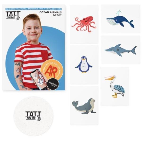 TATTonMe Živé tetovačky pro děti Mořská zvířata