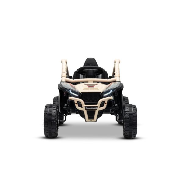 Elektrické autíčko Kawasaki TERYX KRX 1000 12V, khaki, jednomístné, odpružená zadní náprava