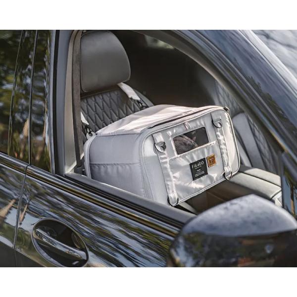 FIKAGO Přepravník pro psy a kočky Truffle Grey (obrázek 7)