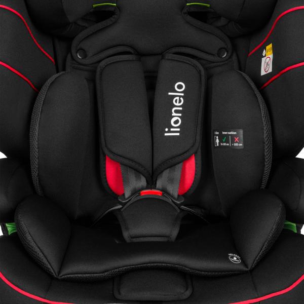 LIONELO Autosedačka Levi I-Size (76–150 cm) Sporty Black