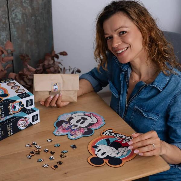 Trefl Dřevěné puzzle 160 dílků - Retro Mickey Mouse / Disney Mickey Mouse and Friends (obrázek 5)