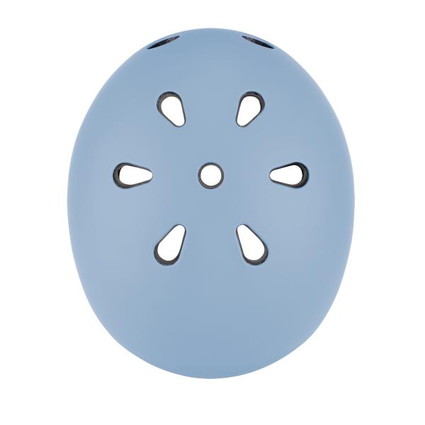 Globber dětská helma Go Up Lights XXS/XS ( 45-51CM ) Deep Pastel Blue (obrázek 6)