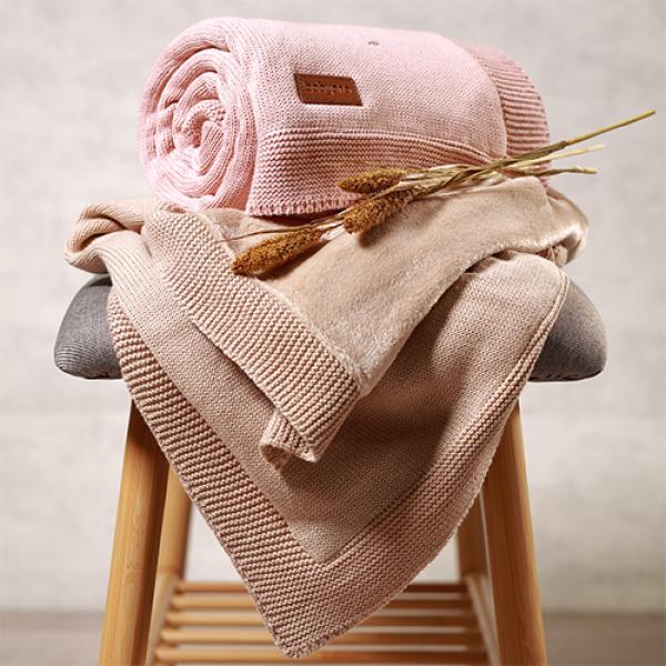 BABYONO Deka z přírodní bavlny 75 × 100 cm dark beige 0m+ (obrázek 8)