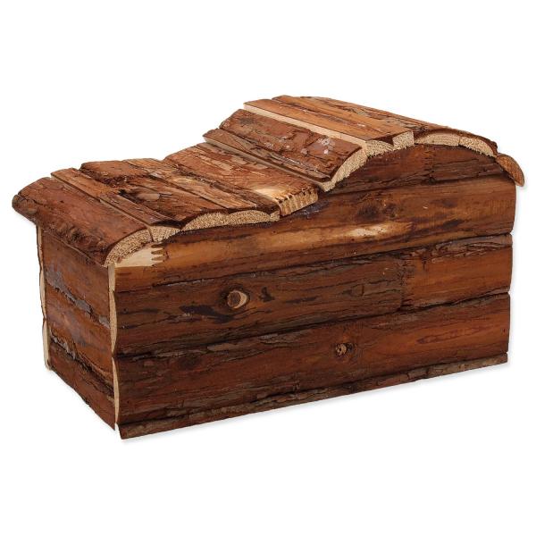 Domeček Small Animals Kaskada dřevěný s kůrou 31x19x19cm (obrázek 3)