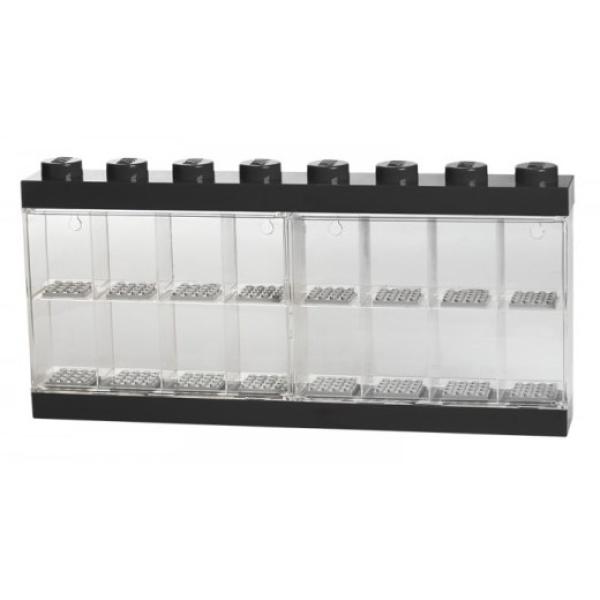 LEGO® sběratelská skříňka na 16 minifigurek - černá
