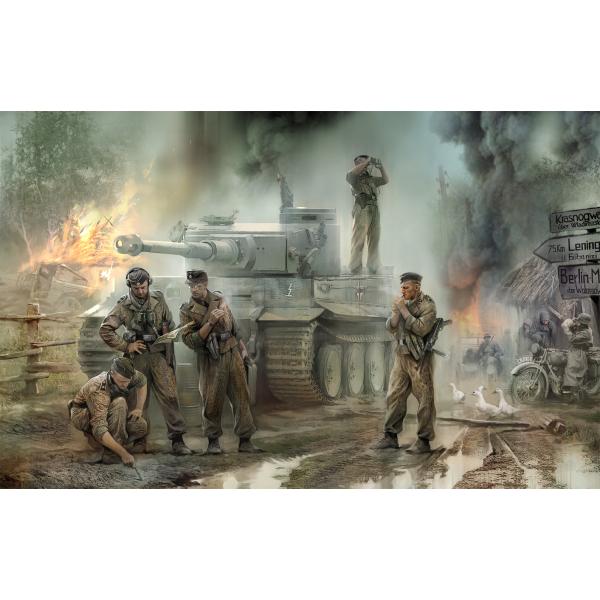 Model Kit figurky 3614 – German Tank Crew (1943-1945) (1:35)