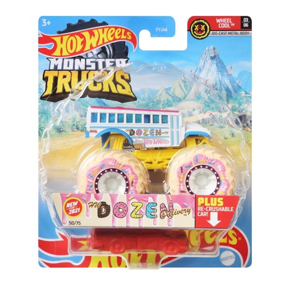 Mattel Hot Wheels Monster trucks kaskadérské kousky asst (obrázek 5)