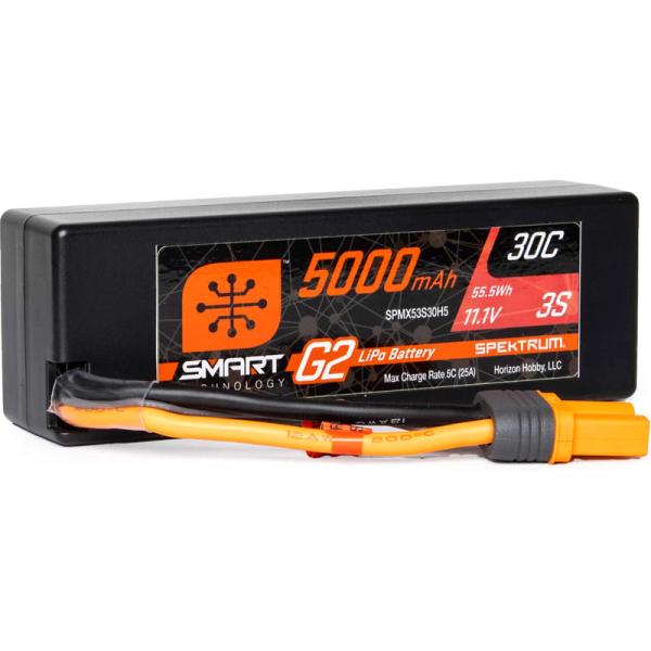 Spektrum Smart G2 LiPo 11.1V 5000mAh 30C HC IC5