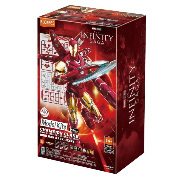 MARVEL HERO BLOKEES Champion Class 01 Iron Man Mk85 Ex (obrázek 3)