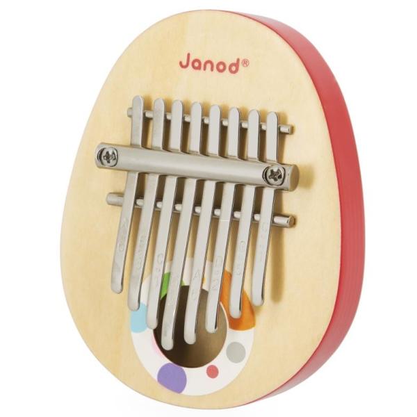 Janod Dřevěný hudební nástroj Kalimba Confetti (obrázek 3)