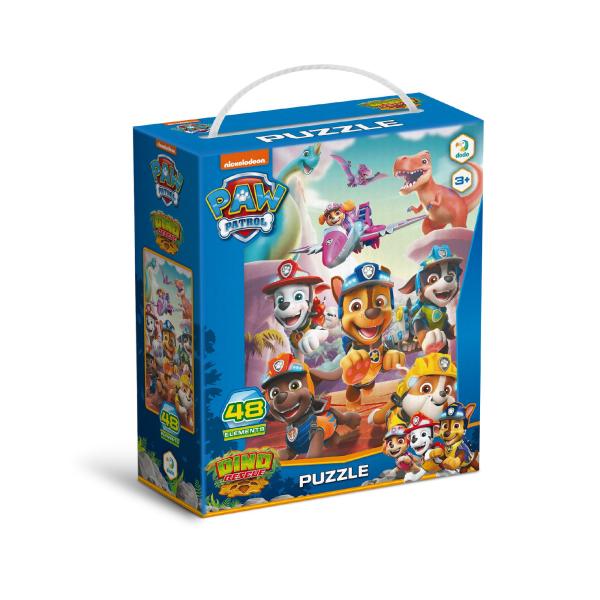 Paw Patrol Dino Rescue puzzle 32x23cm 48 dílků