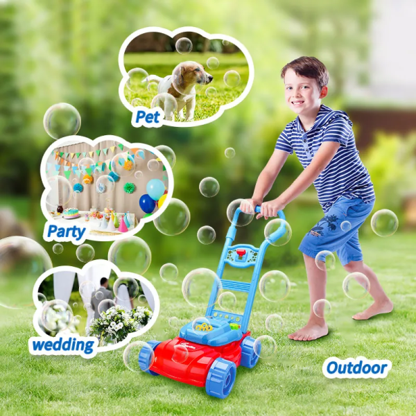 Bubble Fun Stroj na bubliny Kosačka s náplňou 118 ml