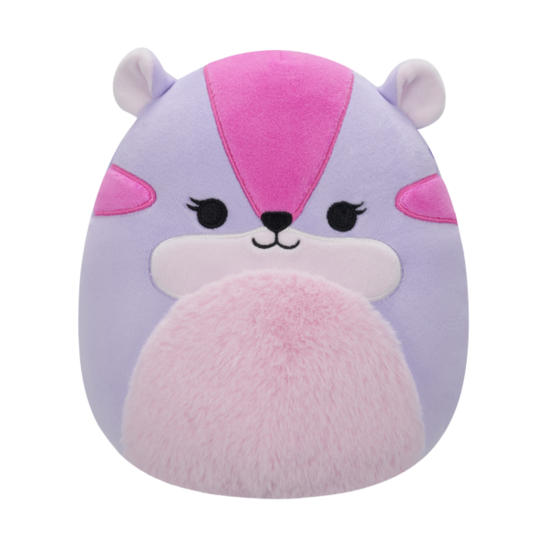 SQUISHMALLOWS Fialovo-růžový chipmunk - Tamara