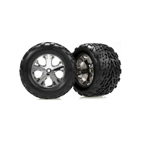 Traxxas kolo 2.8", All-Star stříbrný disk, 29mm, pneu Talon (pár)