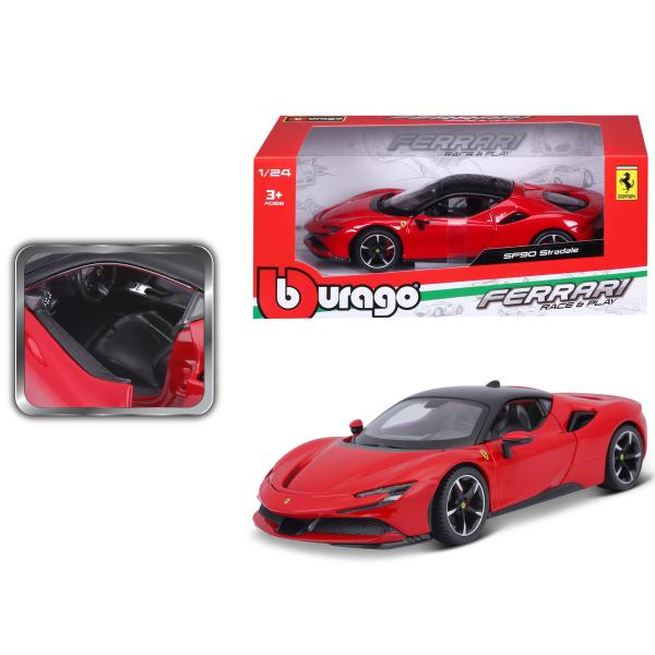 Bburago 1:24 Ferrari TOP SF90 Stradale red