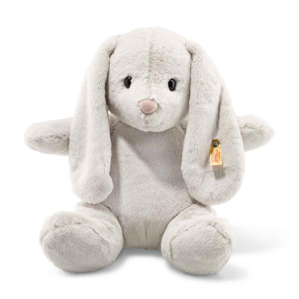 STEIFF Friends Hoppie králík, světle šedý 38cm plyšová hračka