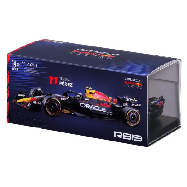 Bburago 1:43 RACE Formula F1 - Red Bull Racing RB20 (2024) #11 (Sergio Pérez) - s pohonem (obrázek 3)