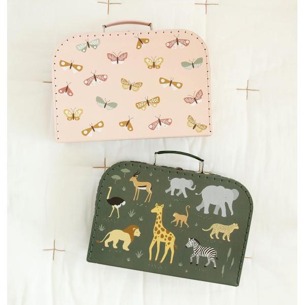 A Little Lovely Company – sada dvou kartonových kufříků – zvířata ze savany