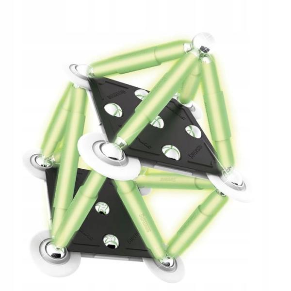 SUPERMAG magnetická stavebnice Clasic glow 48ks