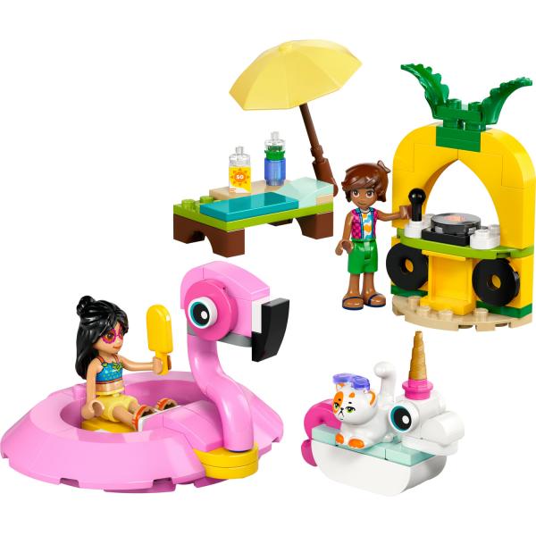 LEGO® Friends 42658 Zábava u bazénu s jednorožcem a plameňákem
